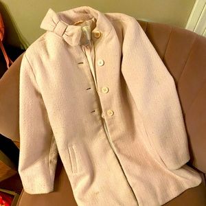Janie and Jack girl peacoat in light pink
